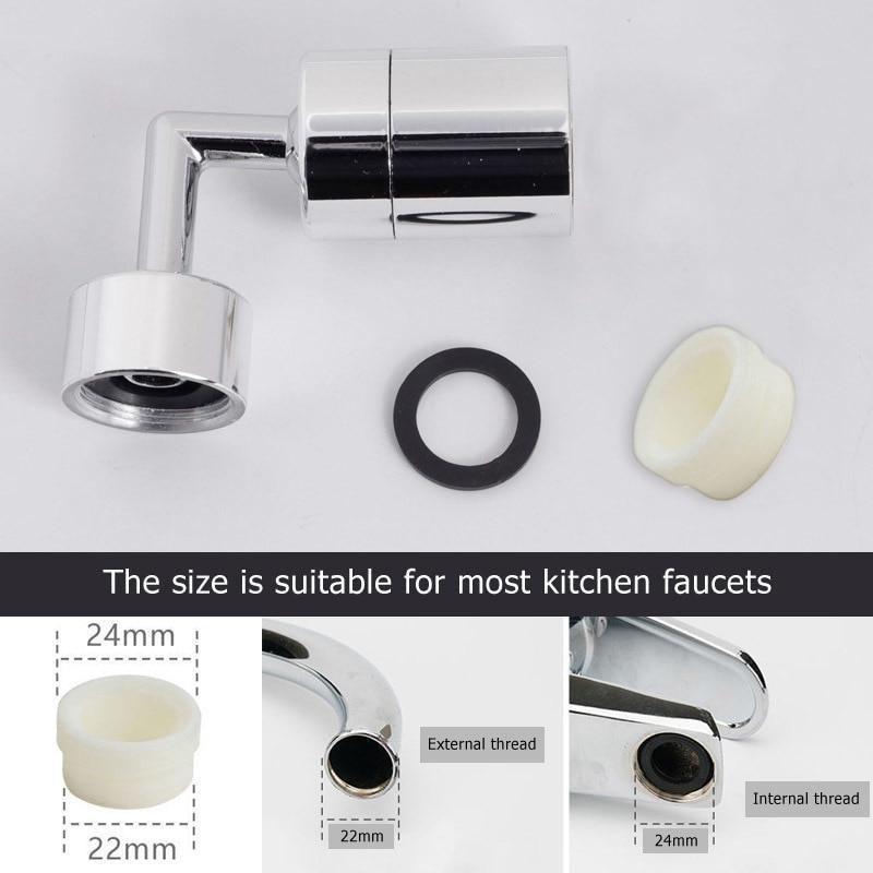 🚰 720° Rotating Faucet – Multi-Angle Splash-Free Tap! 🔄💦