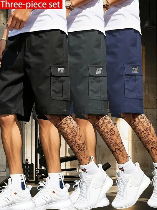 🔥 Triple Combo Cargo Shorts Set – Comfort Meets Style